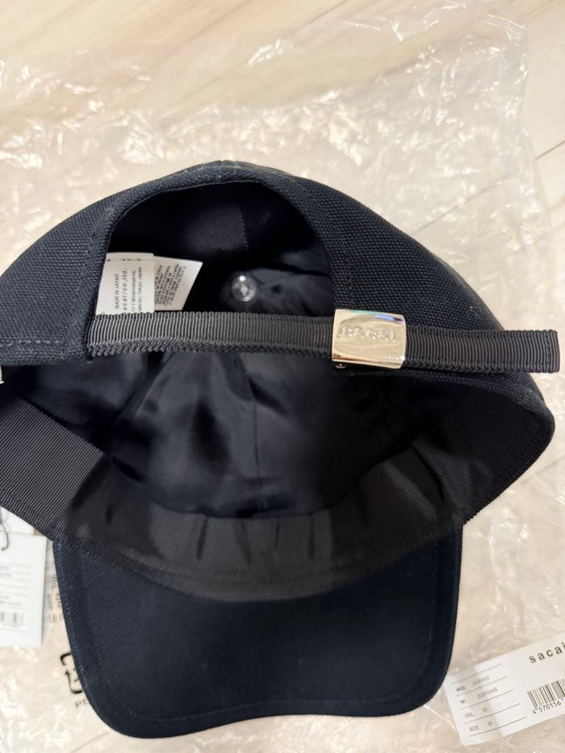 25aw sacai Carhartt WIP Duck Cap 黒 ブラック