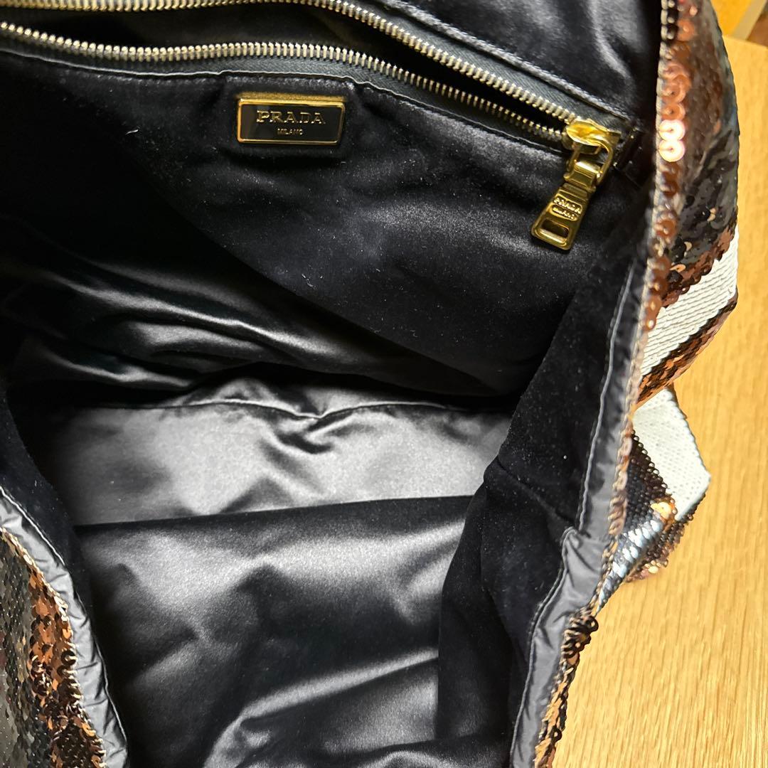 P*e様 プラダ スパンコール PRADA トートバッグ