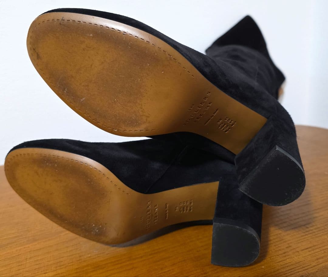 SezaneセザンヌCollete スムーズレザーロングブーツ 38 24cm