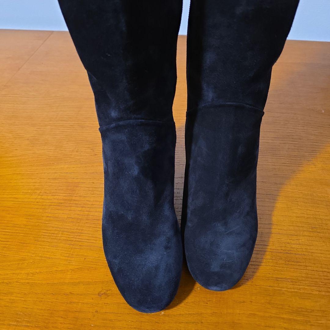 SezaneセザンヌCollete スムーズレザーロングブーツ 38 24cm