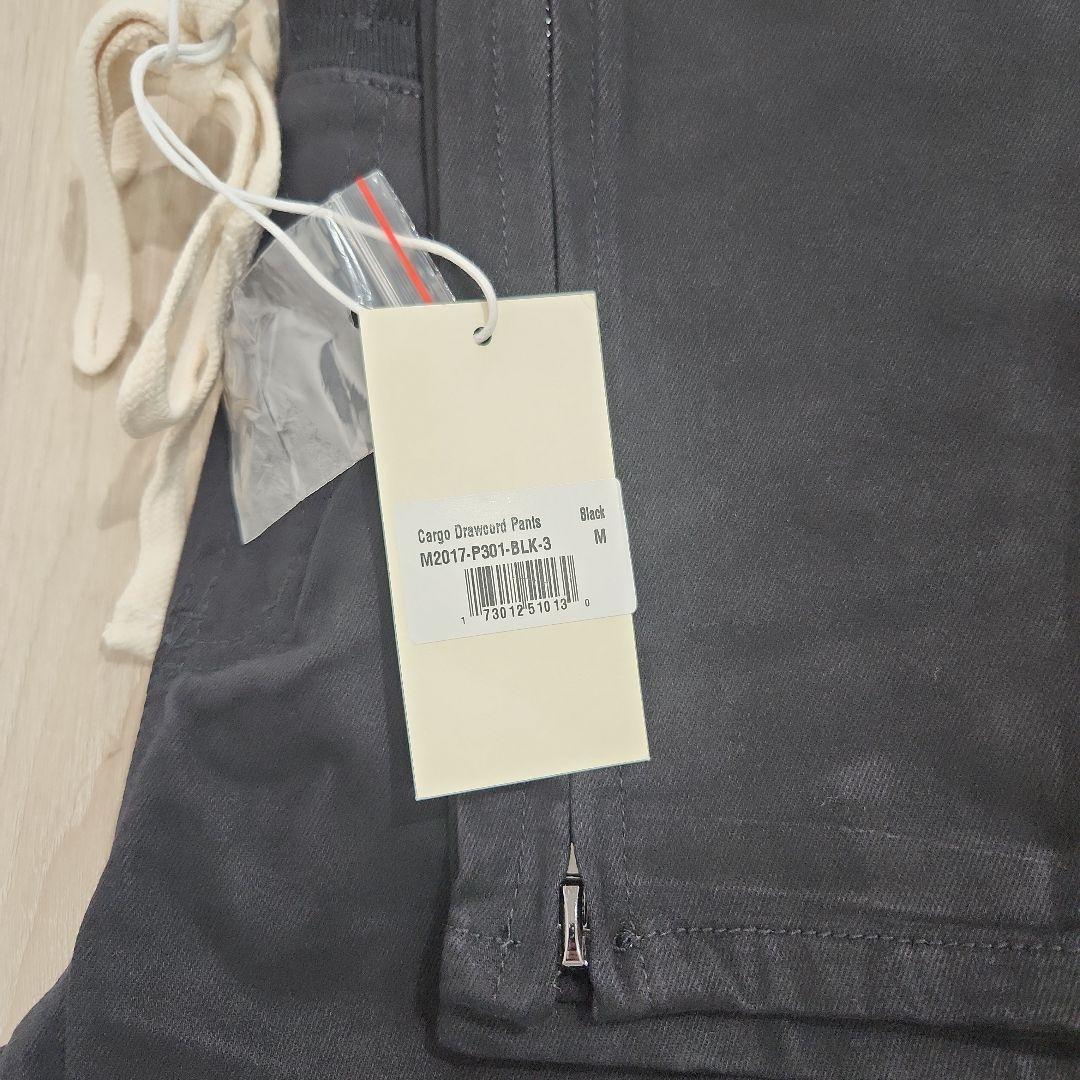 パンツ mnml ZIP CARGO DRAWCORD PANTS / BLACK4