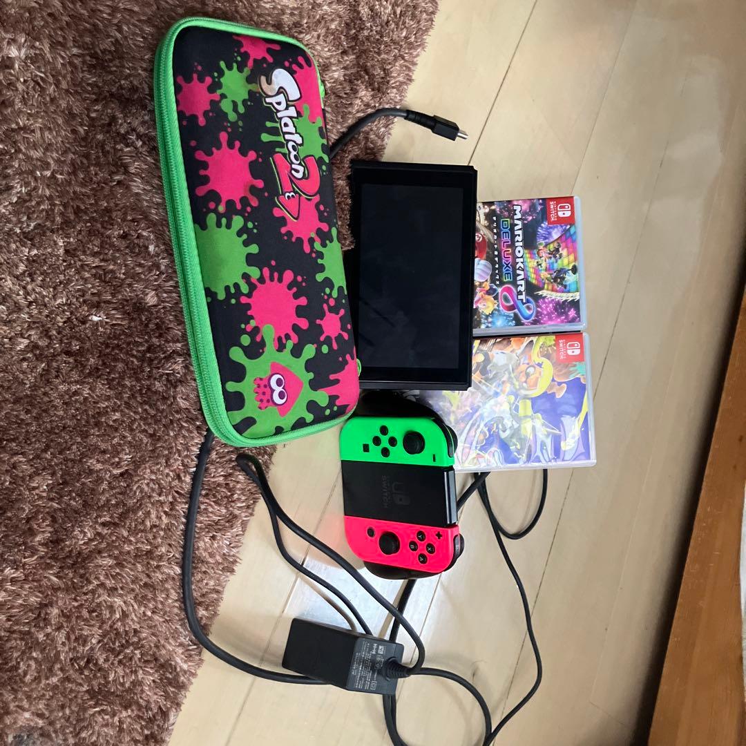 Nintendo Switch Lite ピンク/グリーン 付属品あり