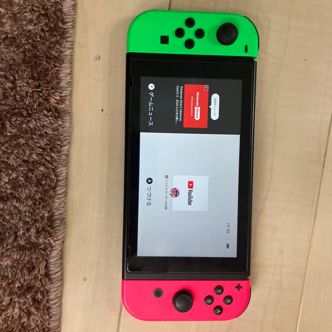 Nintendo Switch Lite ピンク/グリーン 付属品あり