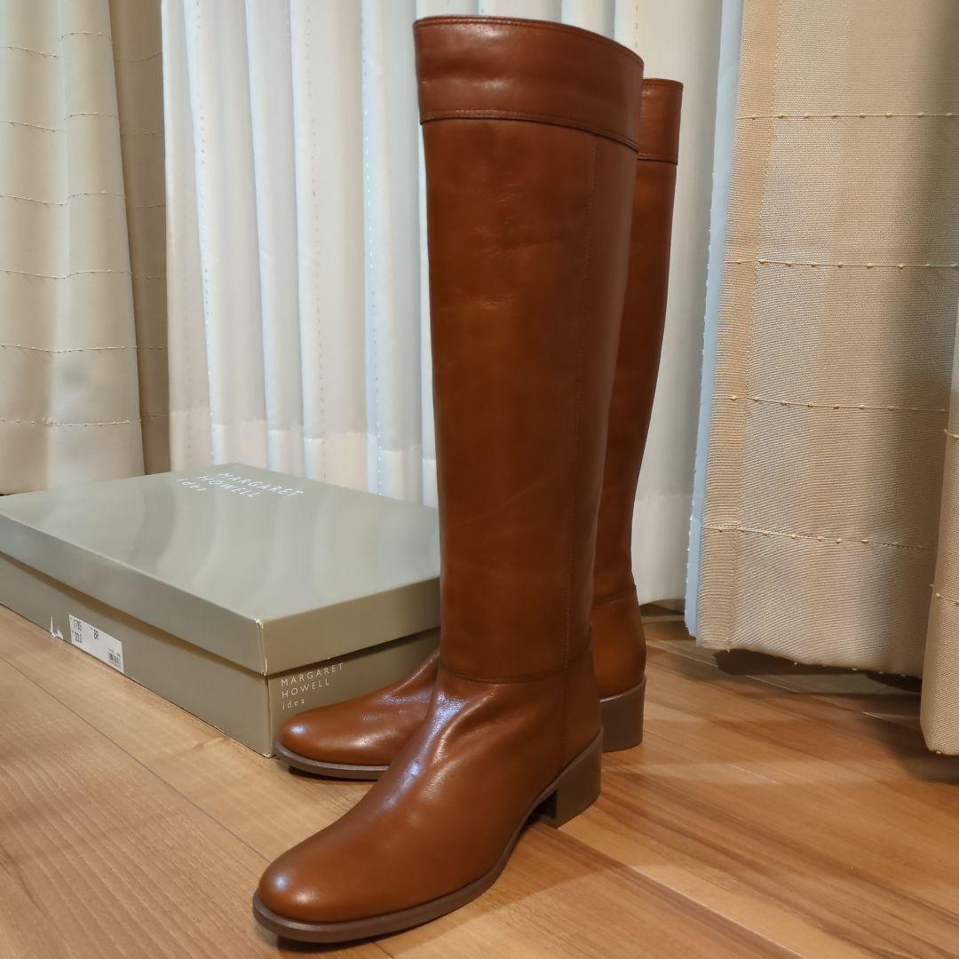 未使用品＊MARGARET HOWELL idea　ブラウン　ロングブーツ