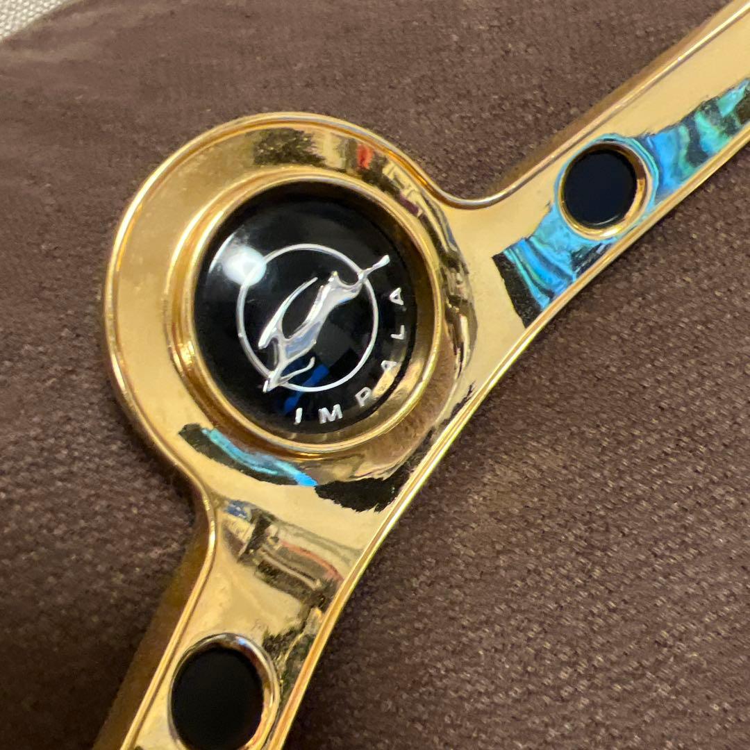 インパラ 63IMPALA ゴールド ステアリング ホーンリング