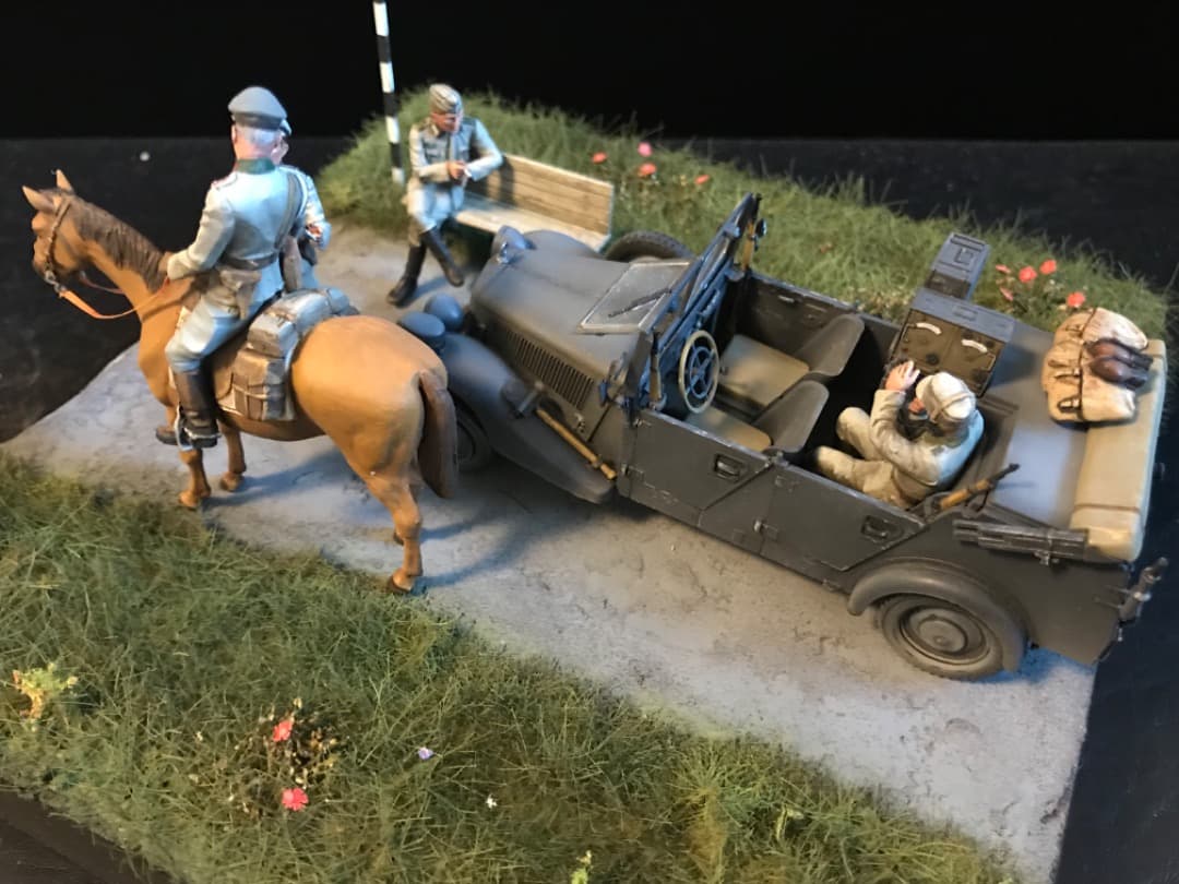 1/35ジオラマ ドイツ軍　第二次世界大戦　完成品Master Box