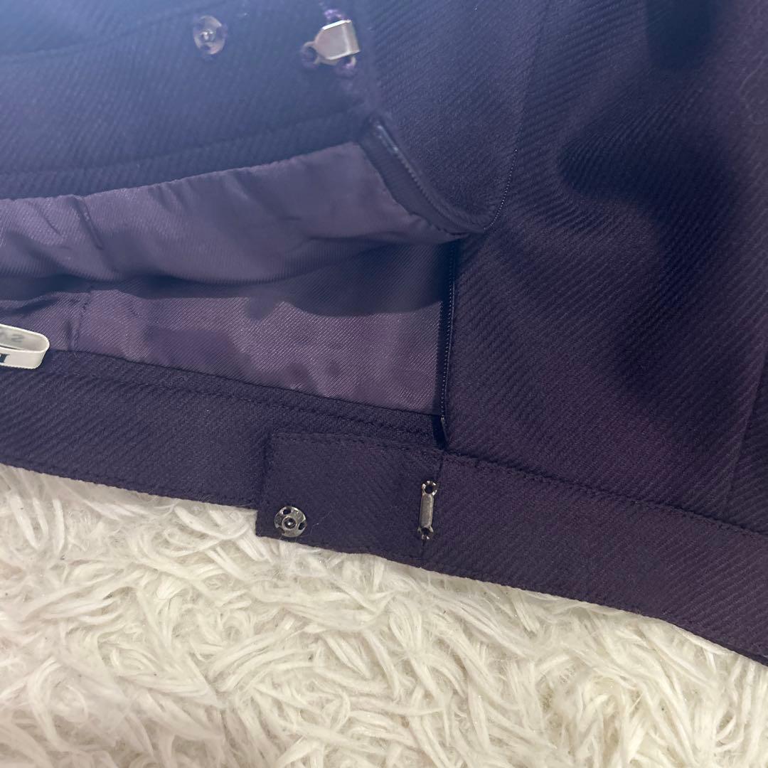 未使用級　BURBERRYS セットアップ　カシミヤ混　金ボタン　ノーカラー