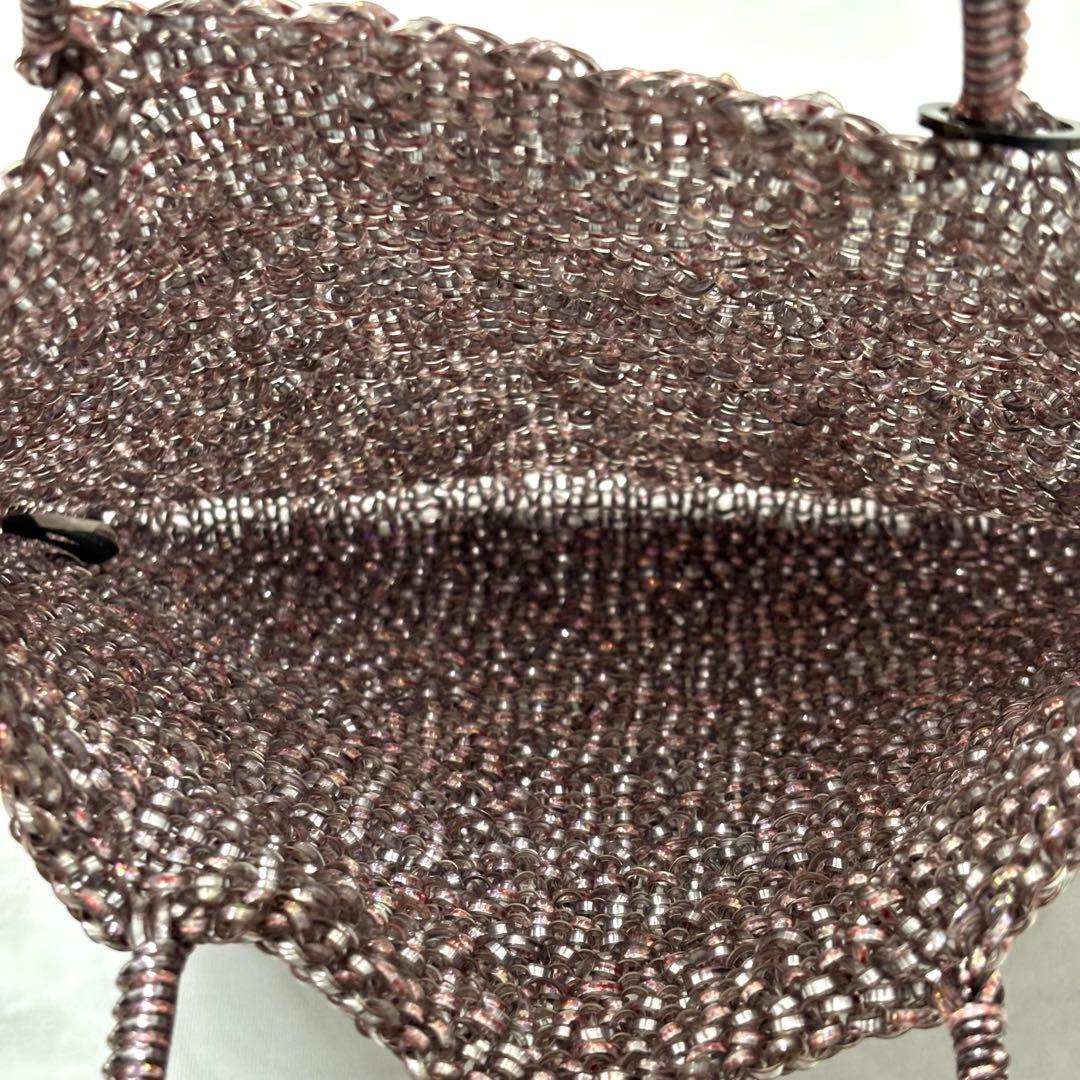 未使用級 アンテプリマ ANTEPRIMA ワイヤーバッグ ピンク スクエア