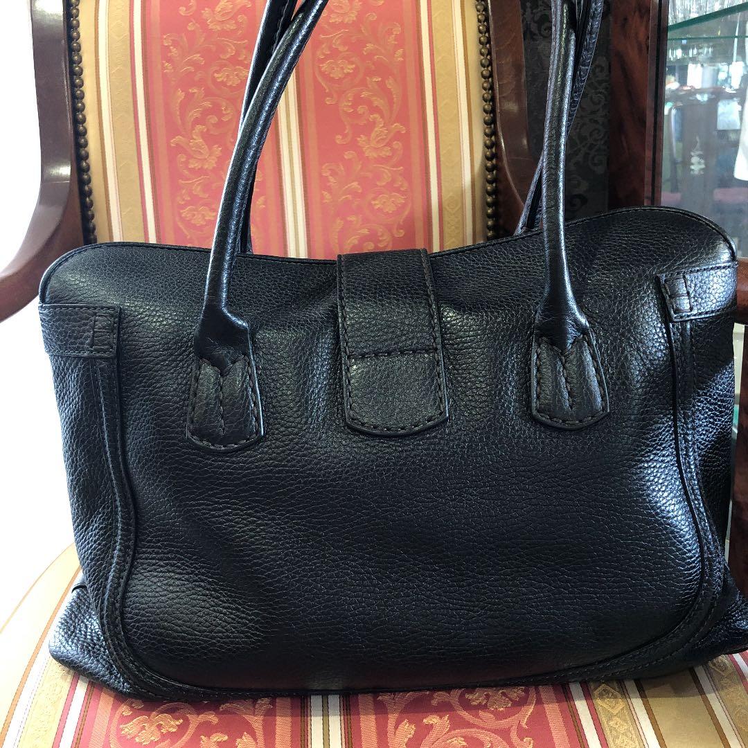 ★TOD'Zトッズ★ハンドバッグ 黒 保存袋有り