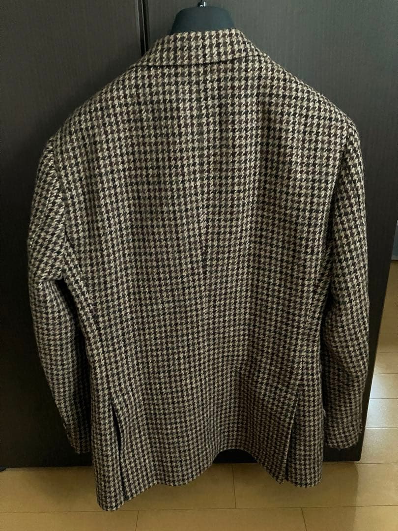 BEAMS F / HARRIS TWEED ハウンドトゥース ジャケット