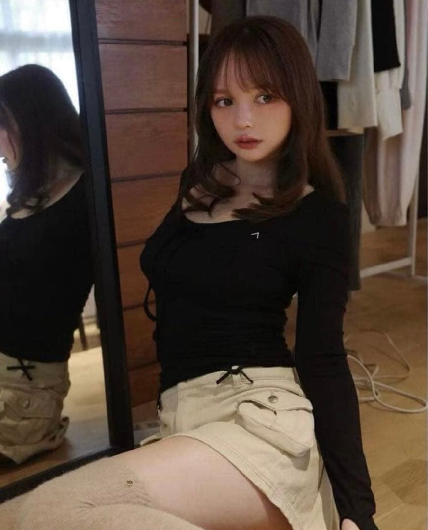 トップス andmary Dona ribbon tops