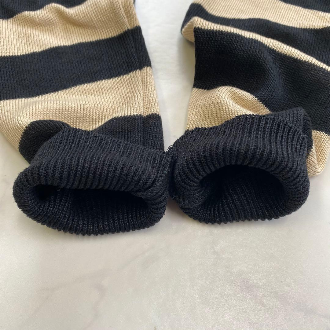 美品★BALMAIN バルマン 長袖ニット セーター 刻印ボタン リネン XS