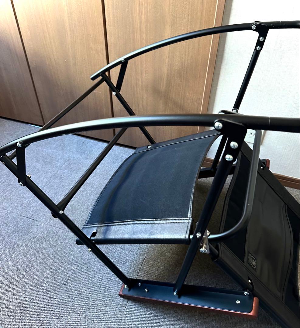 BACKDROP LEATHERSロッキングチェア ブラックフレーム