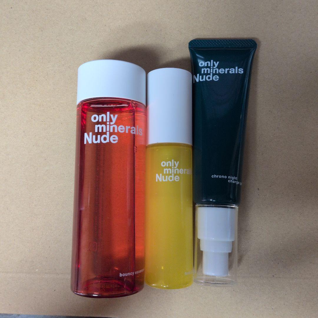 only minerals Nude セット（化粧水・エッセンス・クリーム）