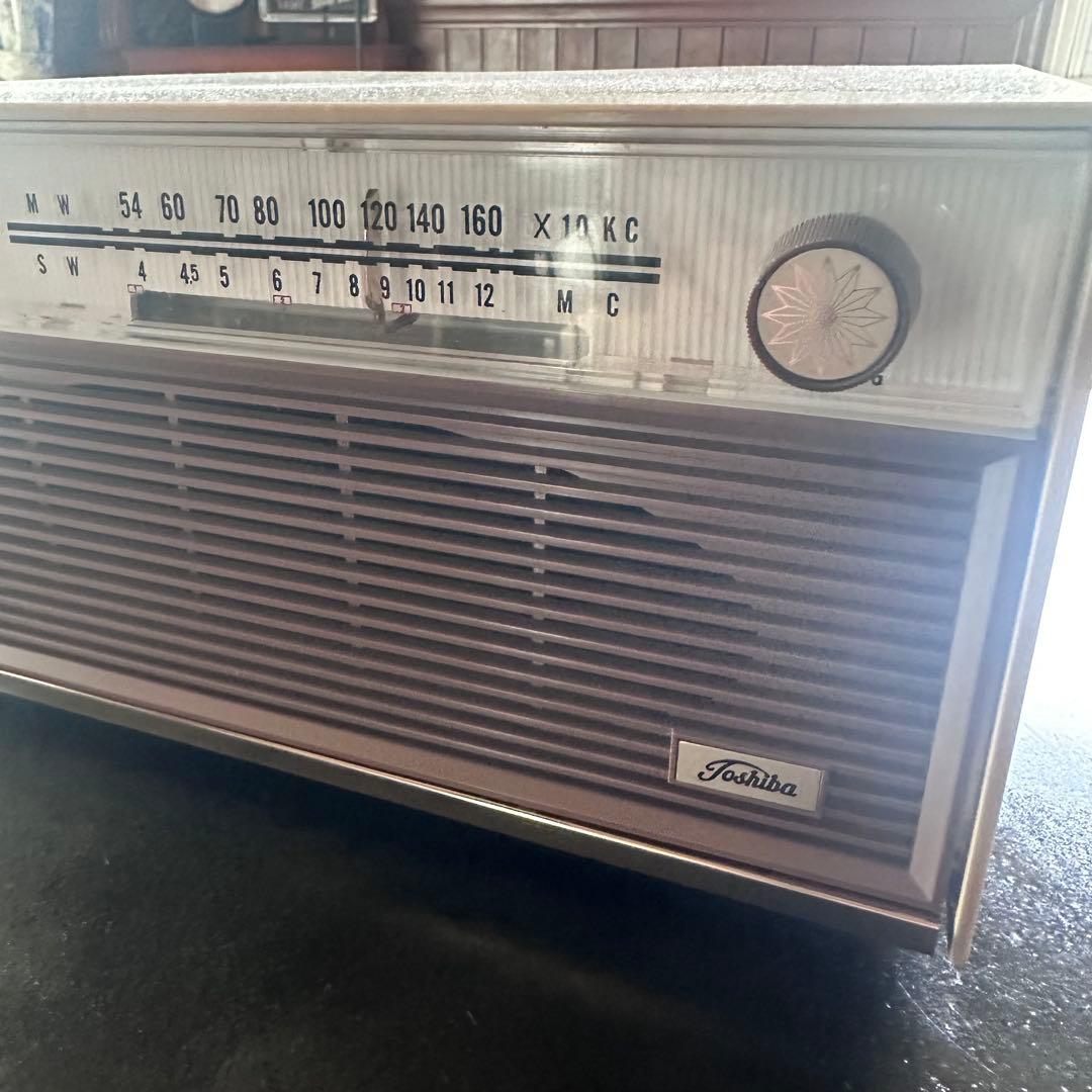 昭和レトロ　真空管ラジオ　稼働しました 元箱付　希少