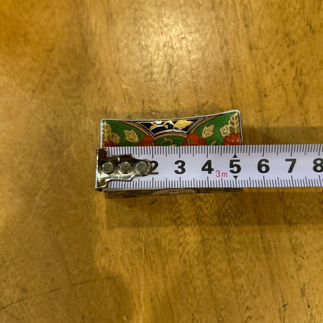 庫山窯　古伊万里　箸置き　15個　金彩　藍地金唐草　(全15個) 箱付き