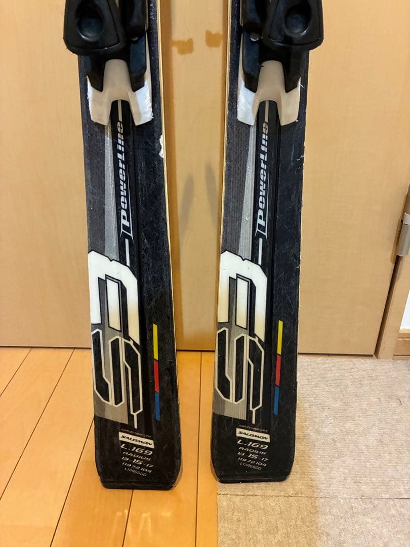 Salomon Powerline スキー板 L169 バインディング付き