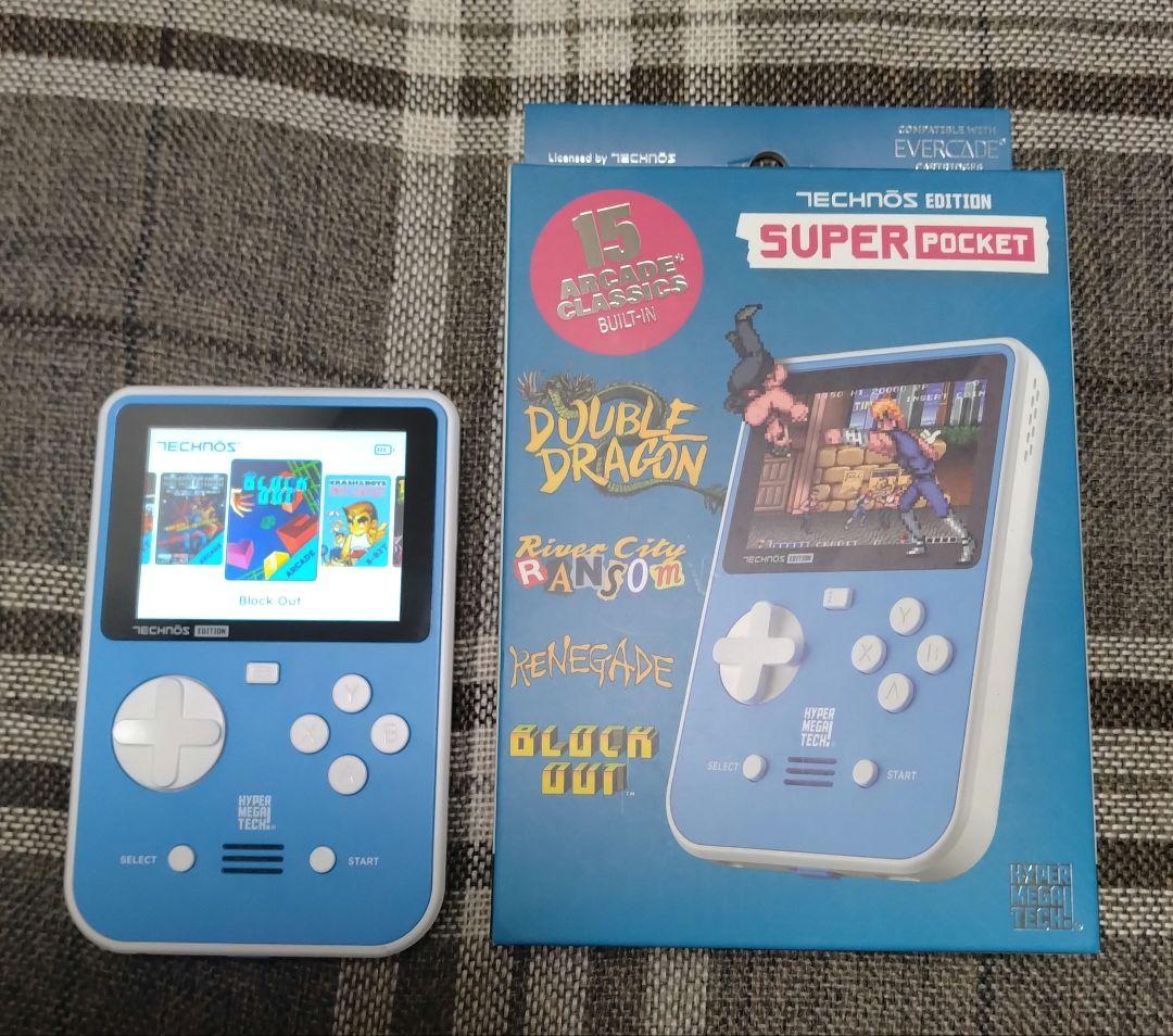 Evercade　SUPER POCKET Double Dragon 青