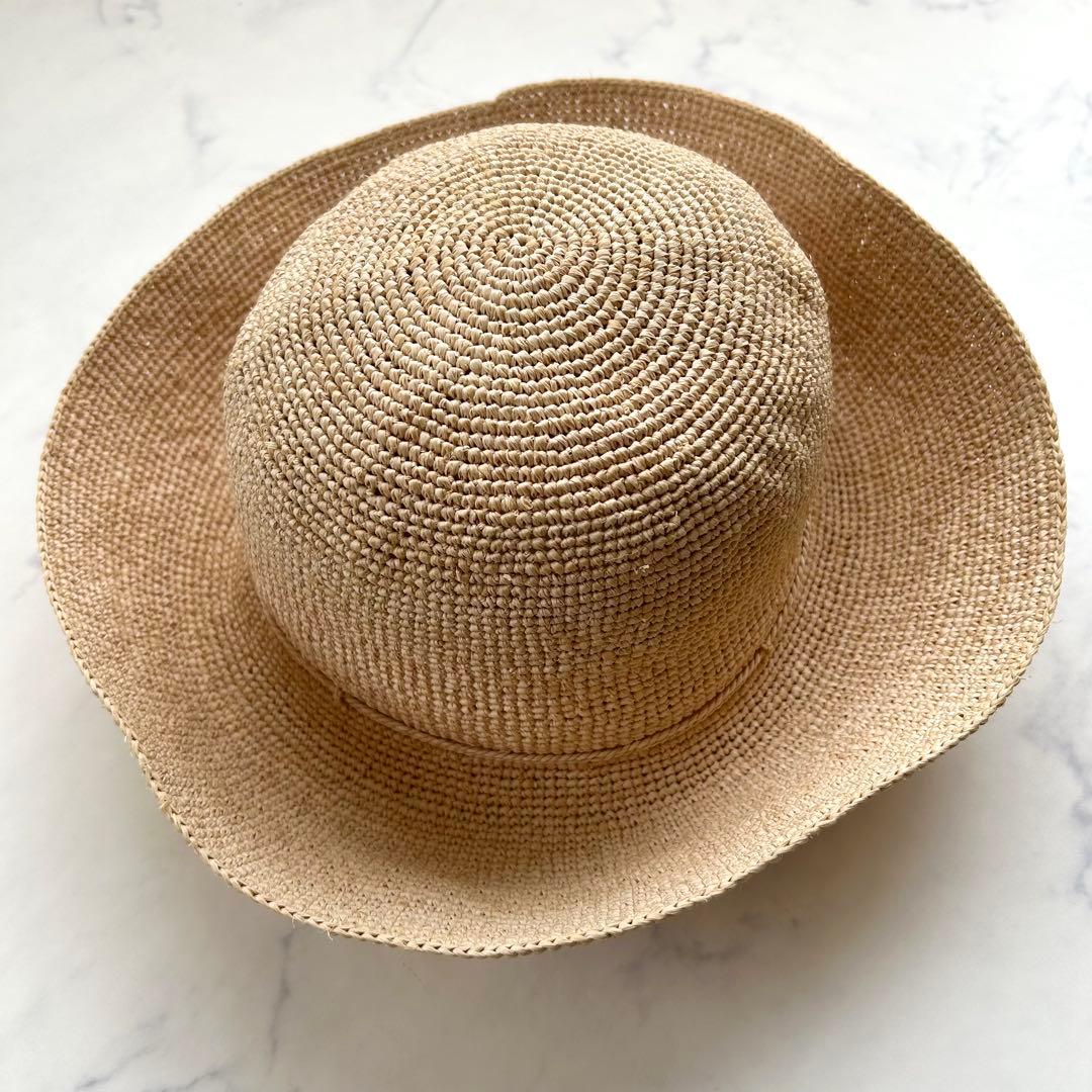 【極美品】ヘレンカミンスキー プロヴァンス10 麦わら帽子 ナチュラル ラフィア
