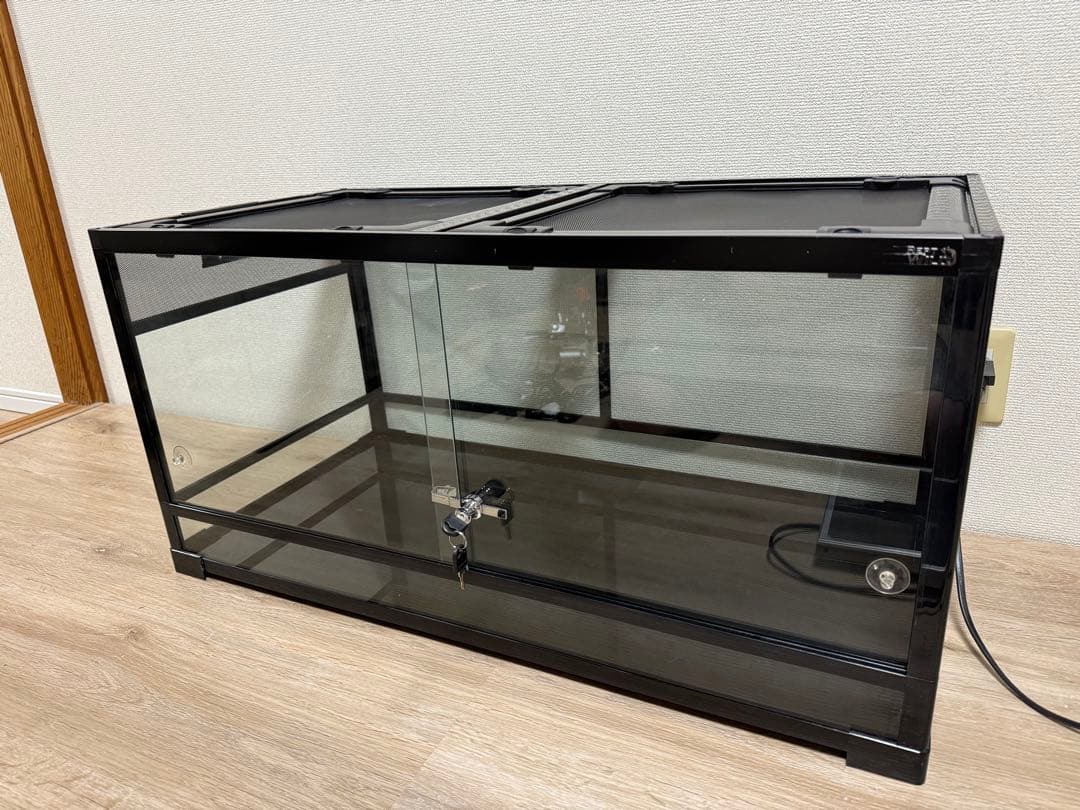 レプティワイルドパンテオンブラック9045爬虫類飼育ケージセット