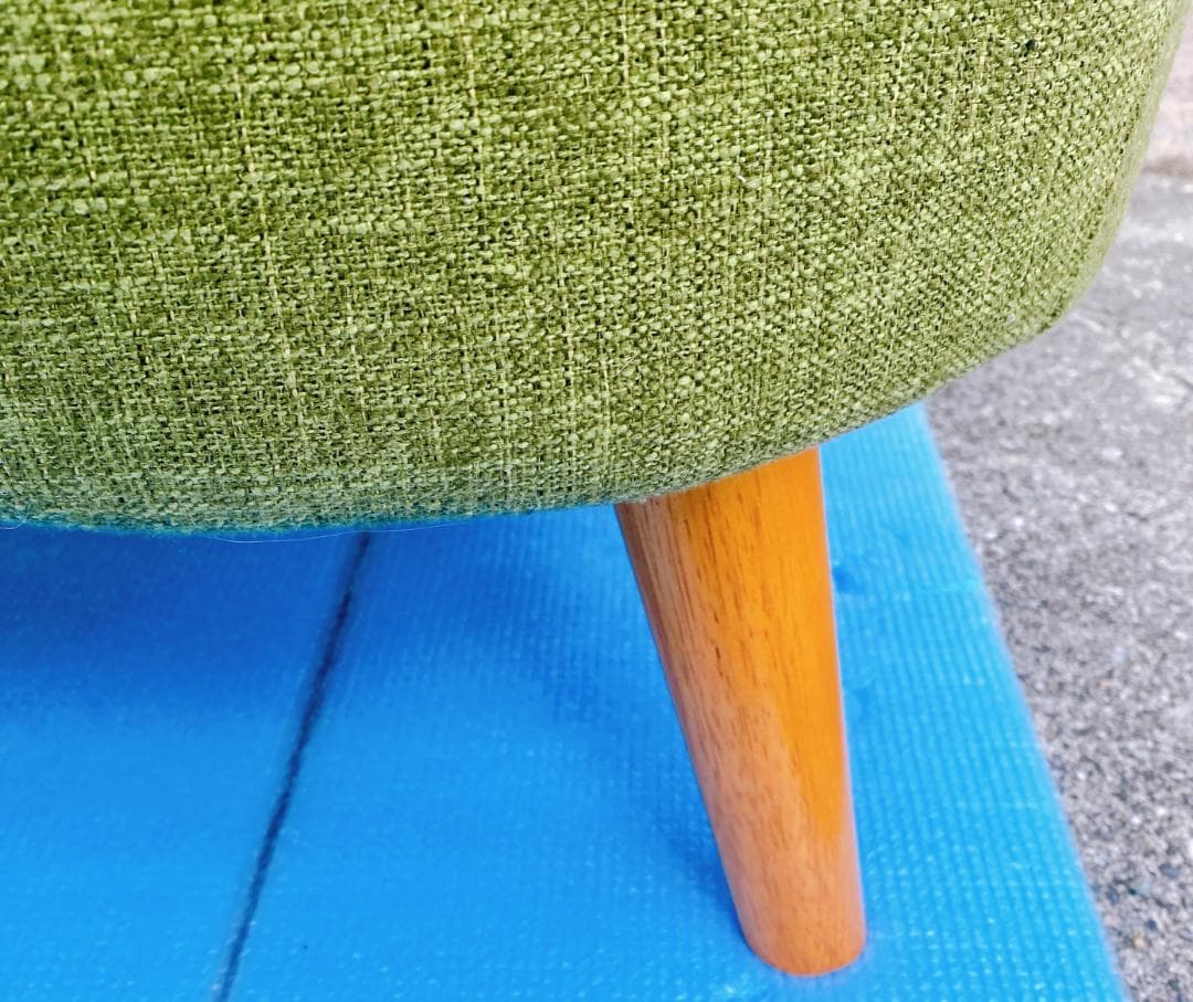 DAH　不二貿易 ソファ 2人掛け 幅123cm デイジグリーン