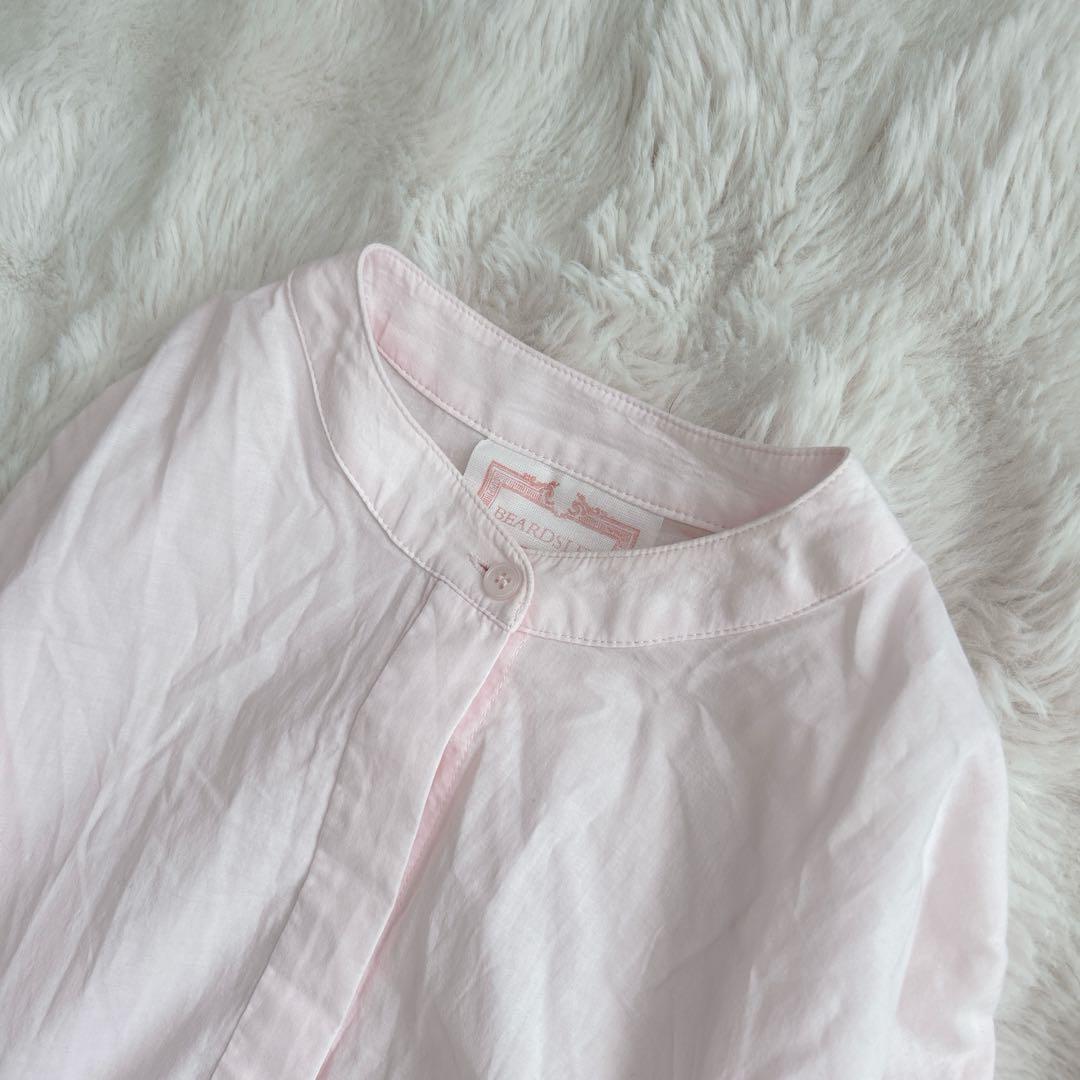 ビアズリー★ギャザーワンピース　ピンク　ロング