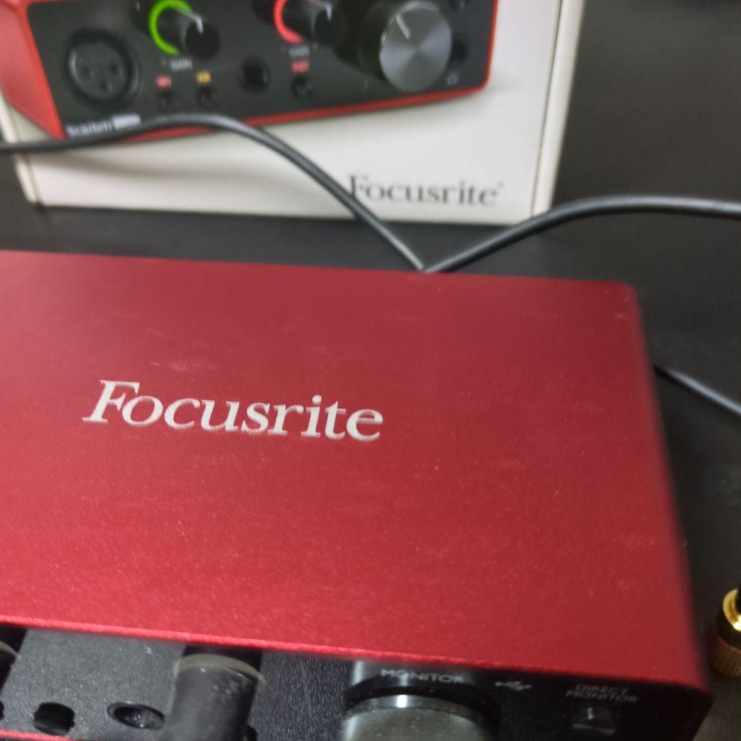 focusrite Scarlett Solo　オーディオインターフェース