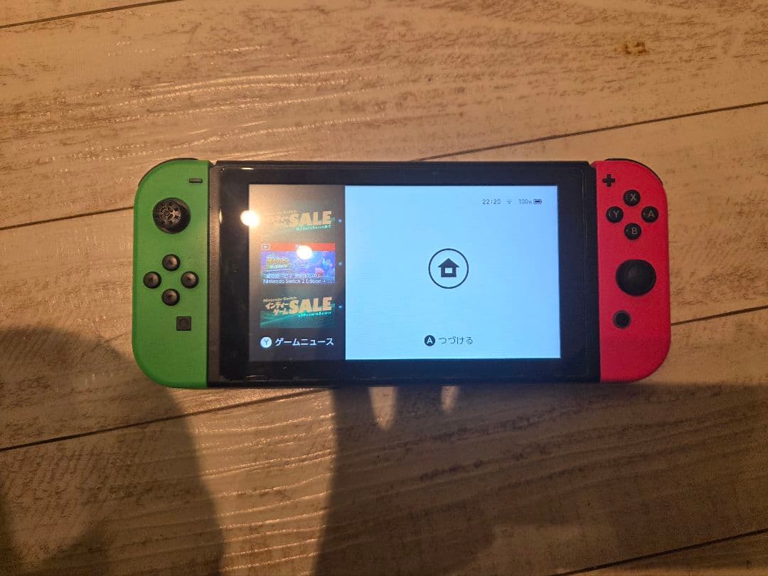 Nintendo Switch 本体 グリーン/レッド ACアダプター付き