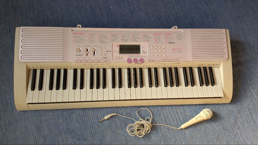 光ナビで楽しく弾ける！CASIO 電子キーボード LK-107