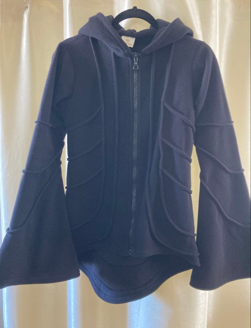 VODABOX 変形フリースパーカー サイケデリックガーデン スペーストライブ