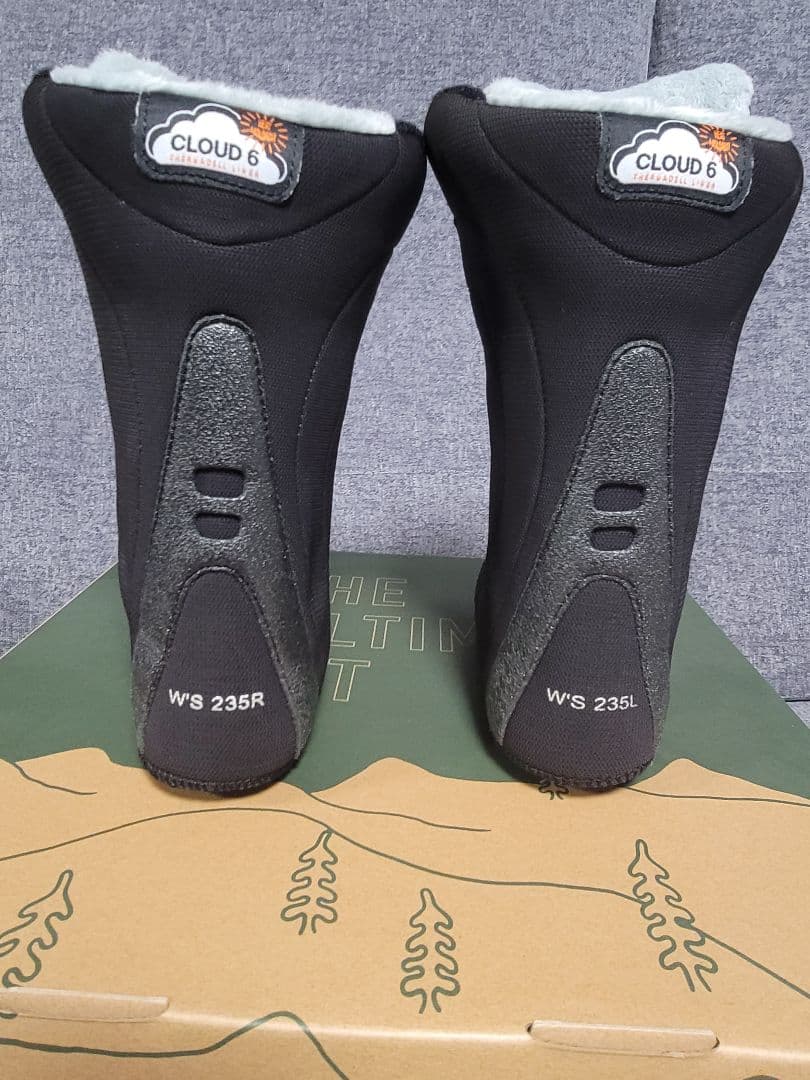 ナイトロ　NITRO CROWN TLS 黒 23.5cm　23-24箱付