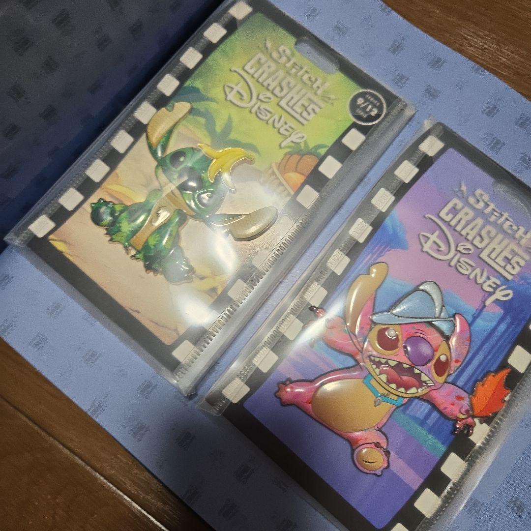 スティッチ　クラッシュコレクション　ディズニーストア　フルコンプ　ピンバッジ