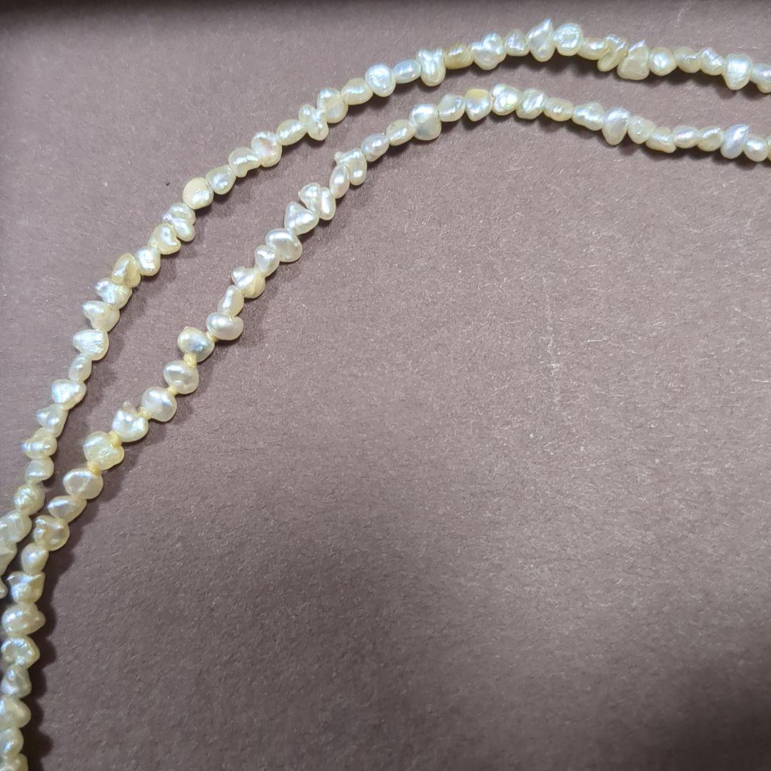 美品＊H.P.FRANCE BIJOUX　アコヤケシパール　ロングネックレス