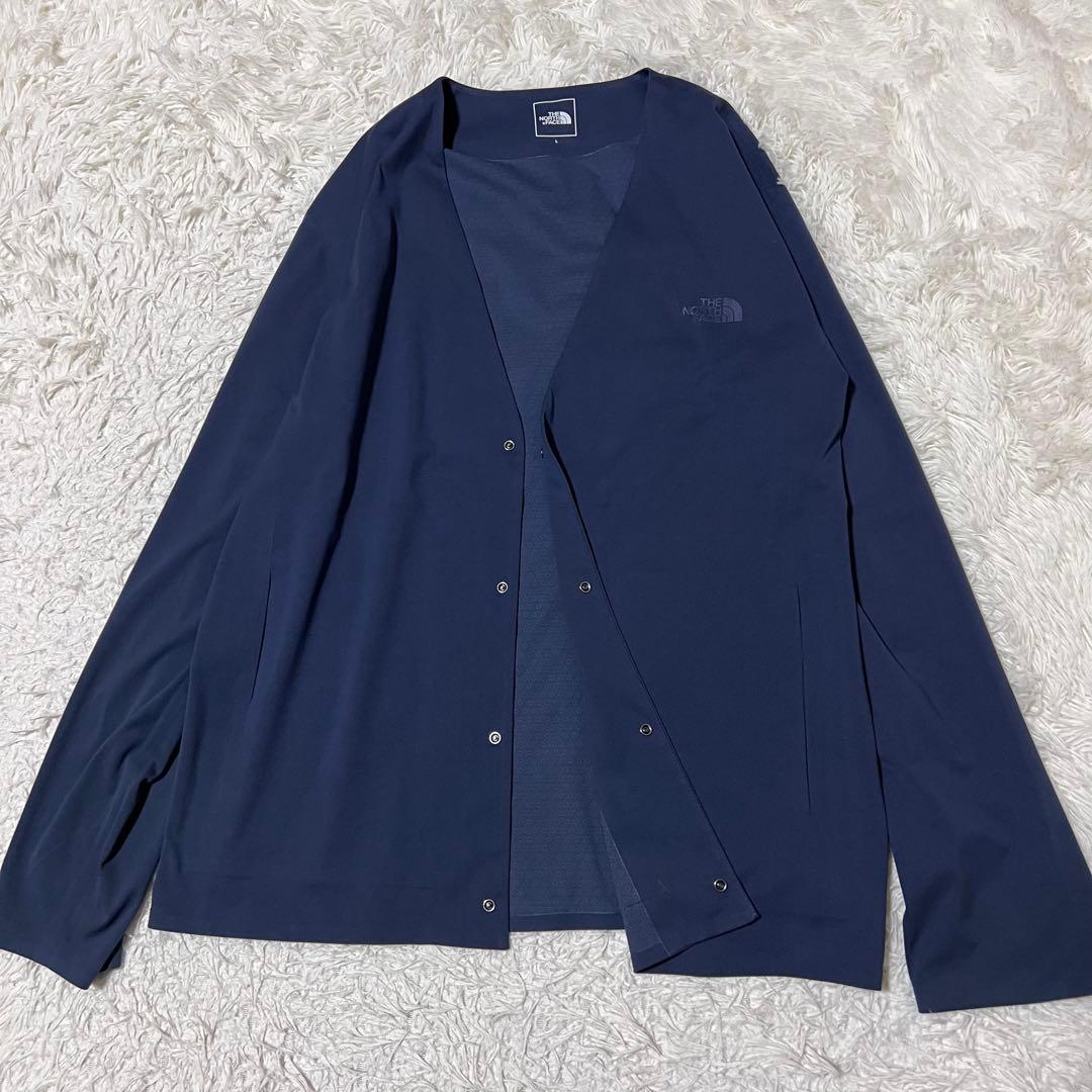 ザノースフェイス テックラウンジカーディガン 【 L】 ネイビー