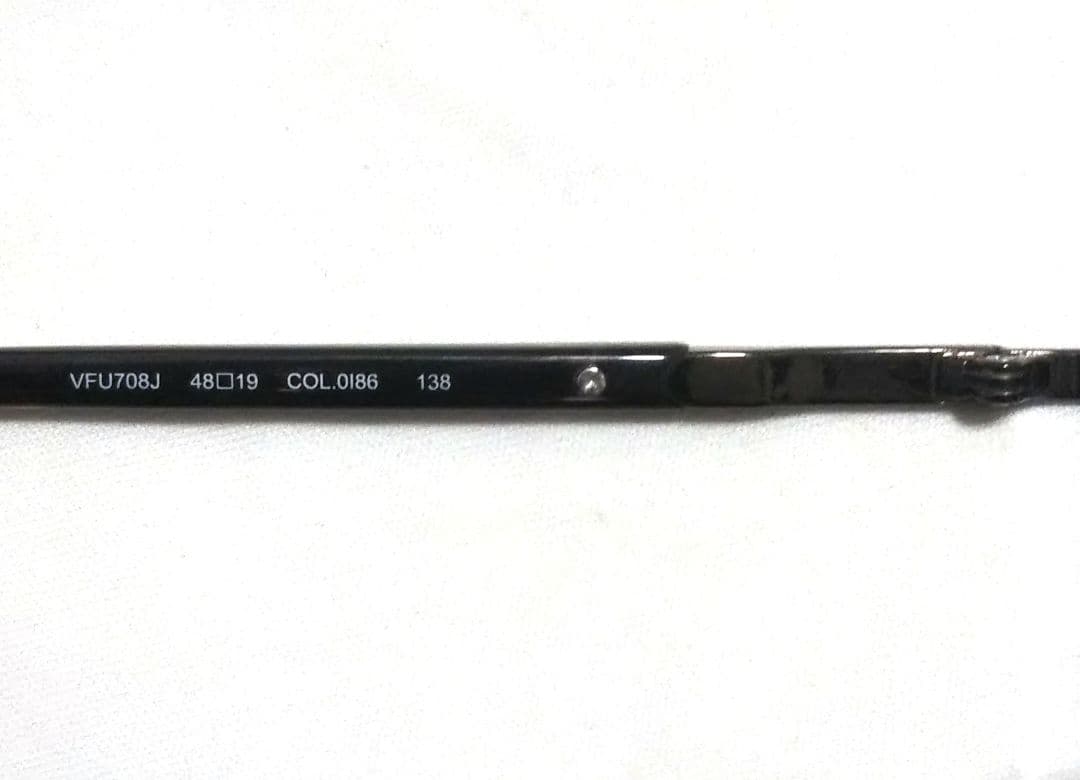 FURLA メガネ 度数入り オーバル 眼鏡 ハーフリム フルラ 美品