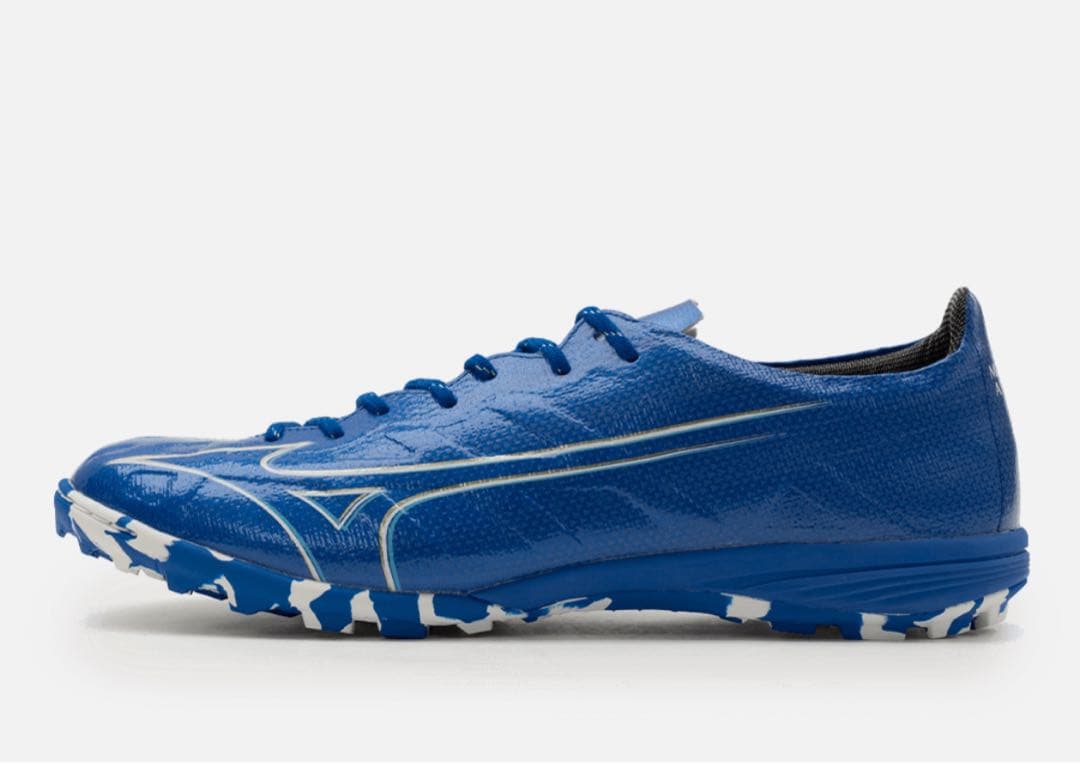 新品 25.5cm ミズノ アルファ プロ AS TF 青