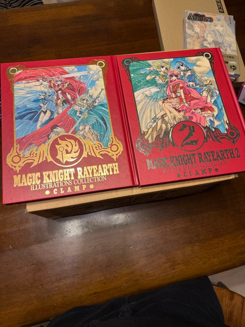 魔法騎士レイアース 原画集1＆2巻セット 美品 初版含む CLAMP 1995