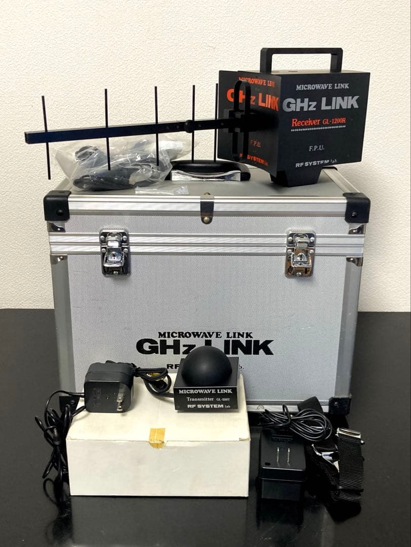 【段々値下】ＲＦシステム研究所マイクロ波映像伝送システム送受信機　ケース取説