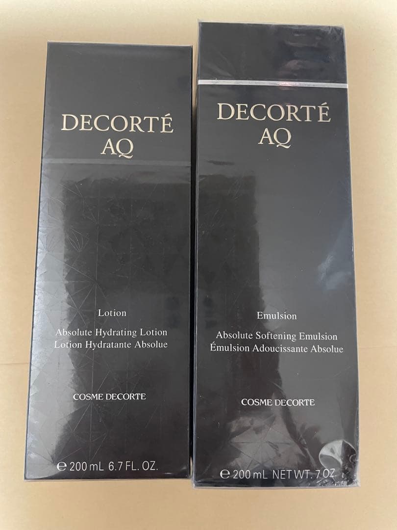 コスメデコルテCOSMEDECORTEAQエマルジョン化粧水とAQ ローション