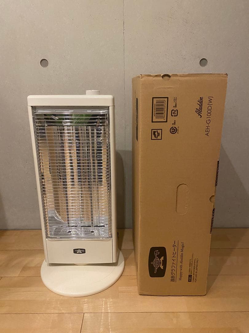 アラジン AEH-G100D(W) 遠赤グラファイトヒーター 2024年製