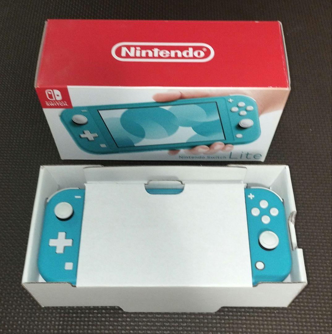 【未使用に近い】Nintendo Switch Light ターコイズ 外箱付