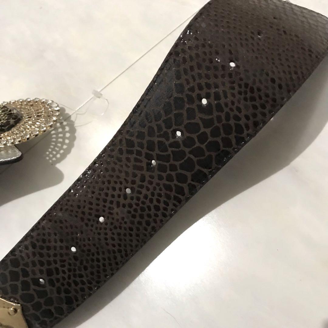 【送料込】d.i.a ロゴ ベルト 豹 アニマル Y2K 00s 平成ギャル