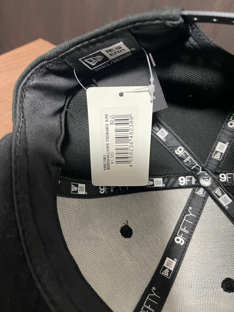 【新品未使用】希少　ニューエラー×つば九郎　コラボ　ベースボールキャップ　黒