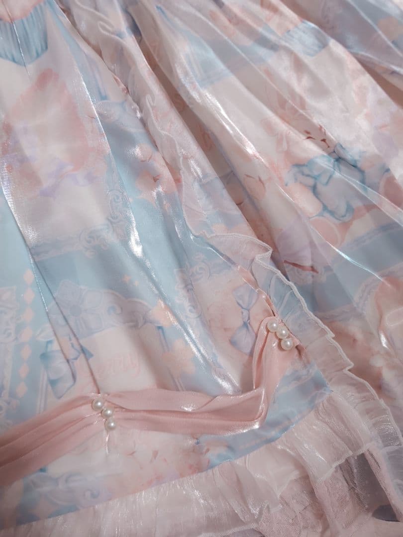 ゴスロリ 甘ロリ ロリータ パステル ワンピース リボン うさぎ ラッピング