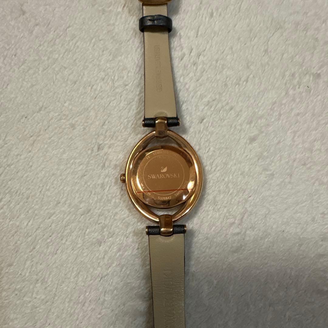 Swarovski レディース腕時計 ゴールド/ブラック