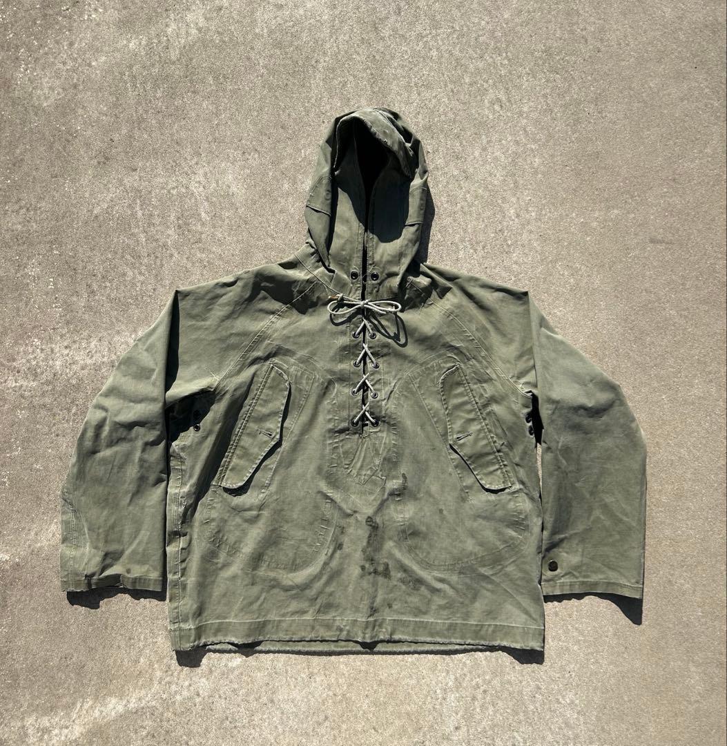 60s us navy デッキ レイン パーカー