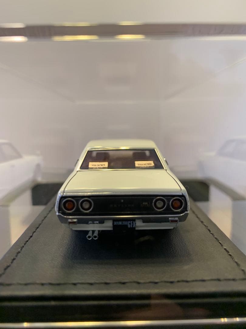 イグニッションモデル　1/43 スカイライン　GT-X GC110 ホワイト