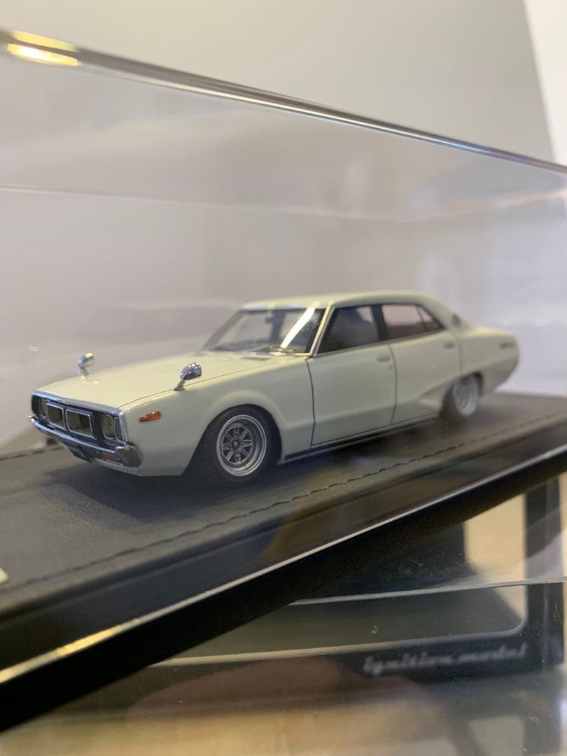 イグニッションモデル　1/43 スカイライン　GT-X GC110 ホワイト