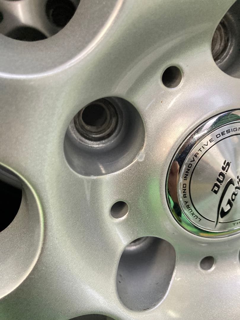 【良品_ハリアー取外し】スタッドレスタイヤ4本+ナットセット(簡易保管カバー付)