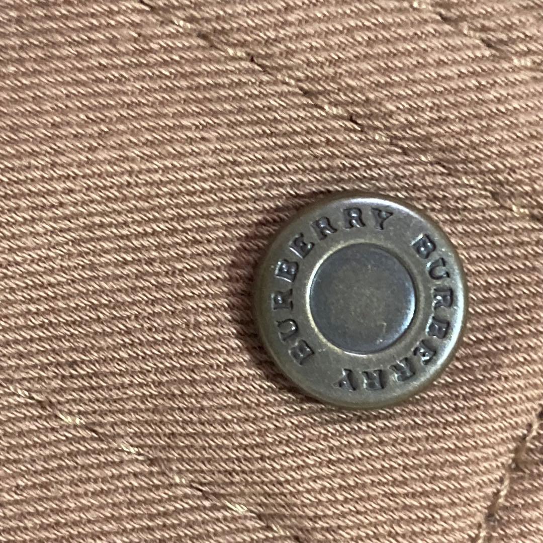 バーバリーロンドン✨モッズコート　46 大きいサイズ　茶　メガチェック　フード